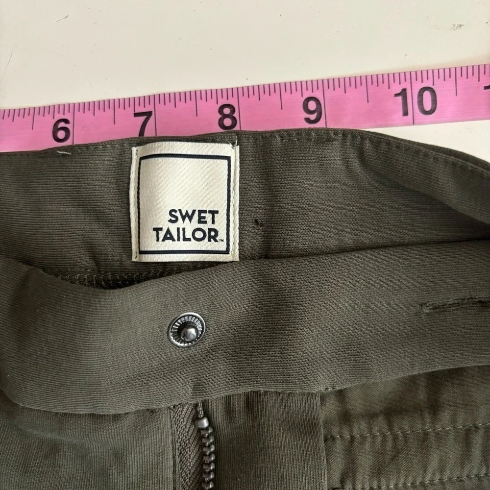 Swet Tailor Men’s 8” Everyday Chino Short Army Green Size 32 New